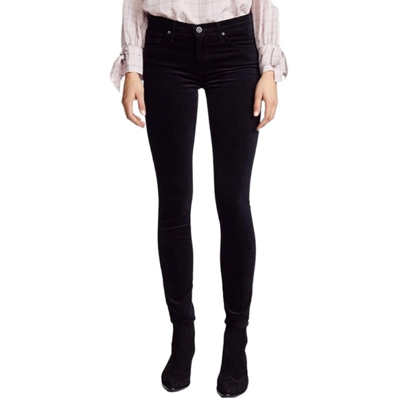 EUC AG Adriano Goldschmied The Legging Super Skinny Velvet Jeans - Picture 2 of 14